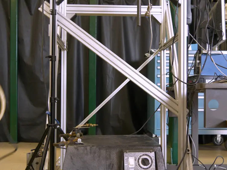 An Analog Macroscopic Technique for Studying Molecular Hydrodynamic Processes in Dense Gases and Liquids
